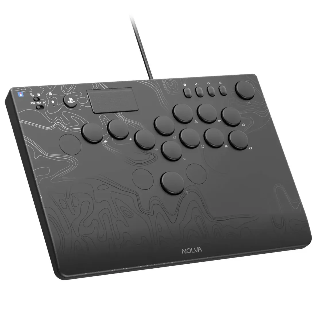 PS5 Аркадный контроллер Hori Nolva mechanical all-button arcade PS5,PS4,ПК (SPF-049E)