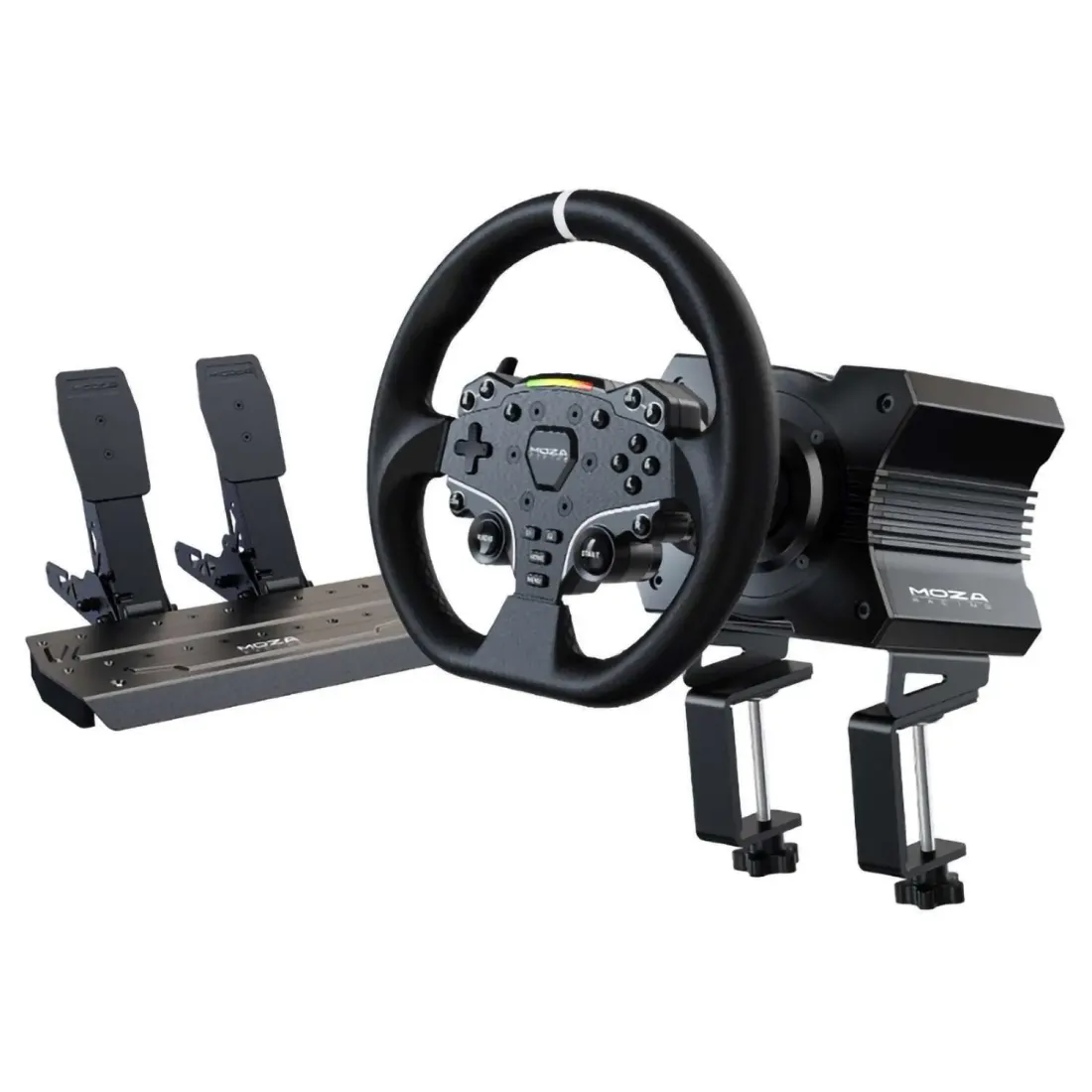 Игровой руль MOZA R5 Bundle （R5 Base, ES Wheel, SR-P Lite double Pedals，R5 Table Clamp) RS20
