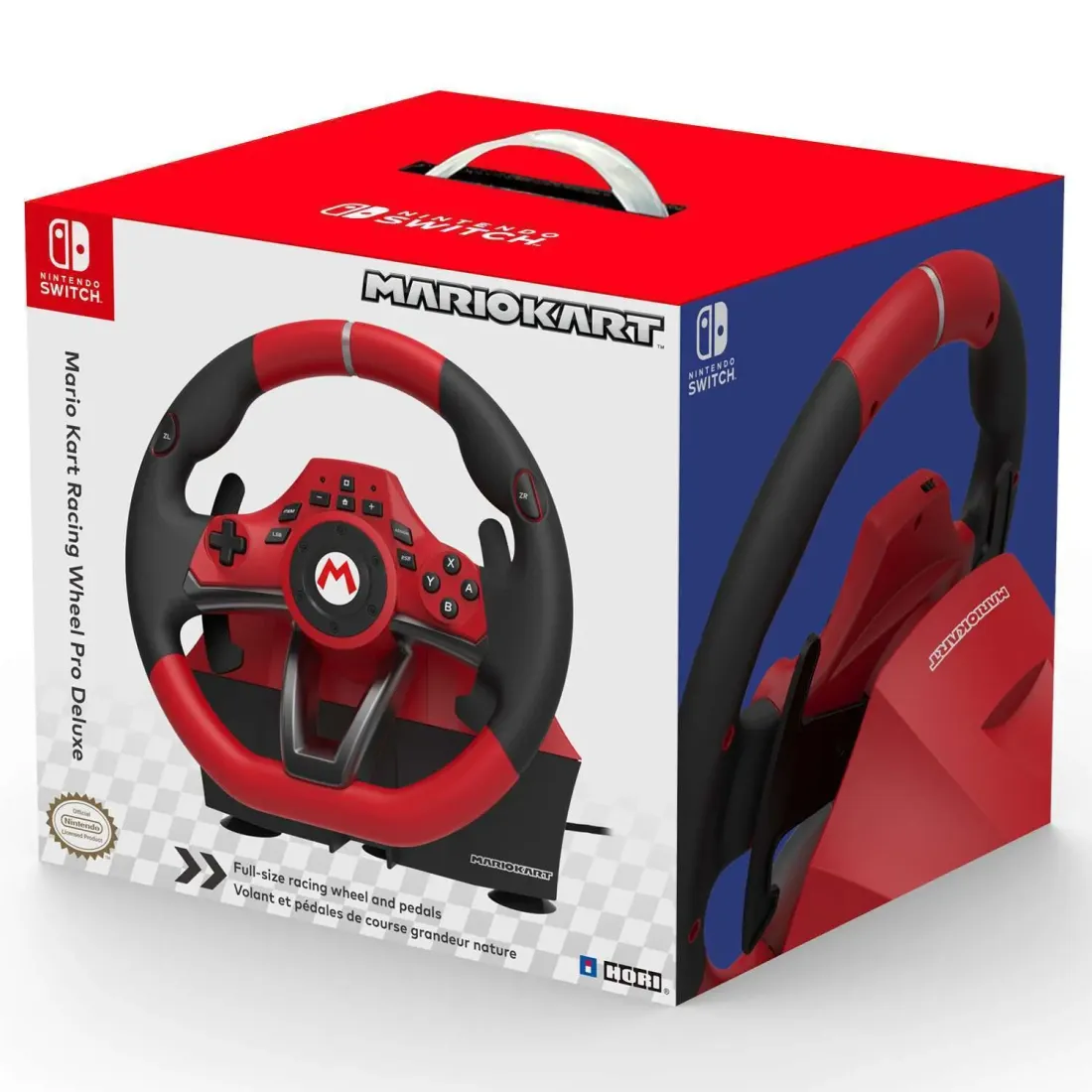 Nintendo Switch Руль Hori Mario Kart racing wheel pro Deluxe (NSW-228U)
