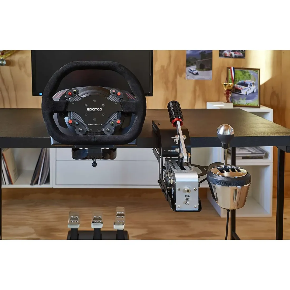 Держатель для ручного тормоза и коробки передач Thrustmaster TM RACING CLAMP