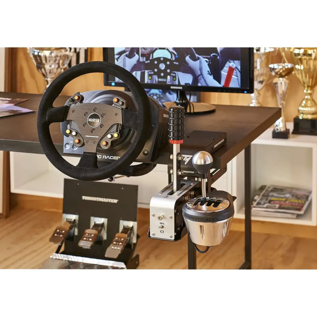 Держатель для ручного тормоза и коробки передач Thrustmaster TM RACING CLAMP