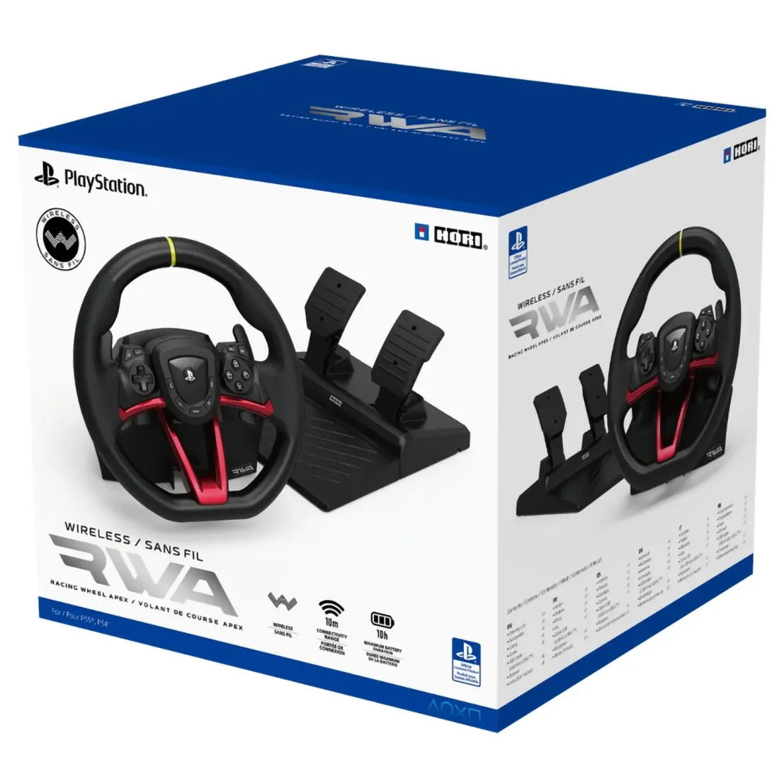 PS5 Руль беспроводной Wireless racing wheel APEX, PS5, PS4, ПК (SPF-022U)
