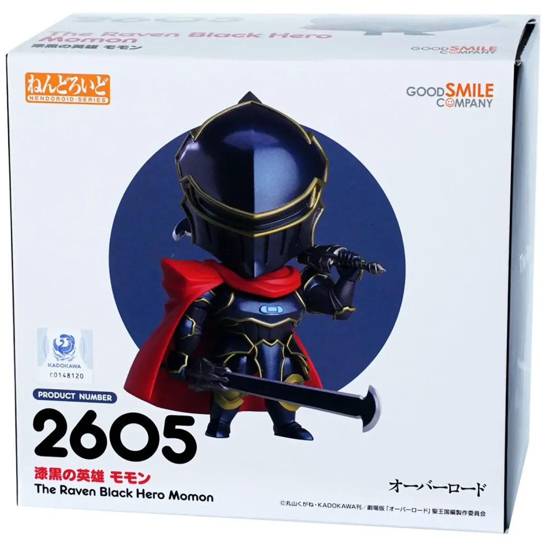 Фигурка аниме Nendoroid Повелитель Overlord Момон Dark Hero Momon 10см 28328