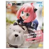 Фигурка аниме SEGA Семья Шпиона Аня Форджер и Бонд Spy x Family Mission Extend Luminasta 16см 40057