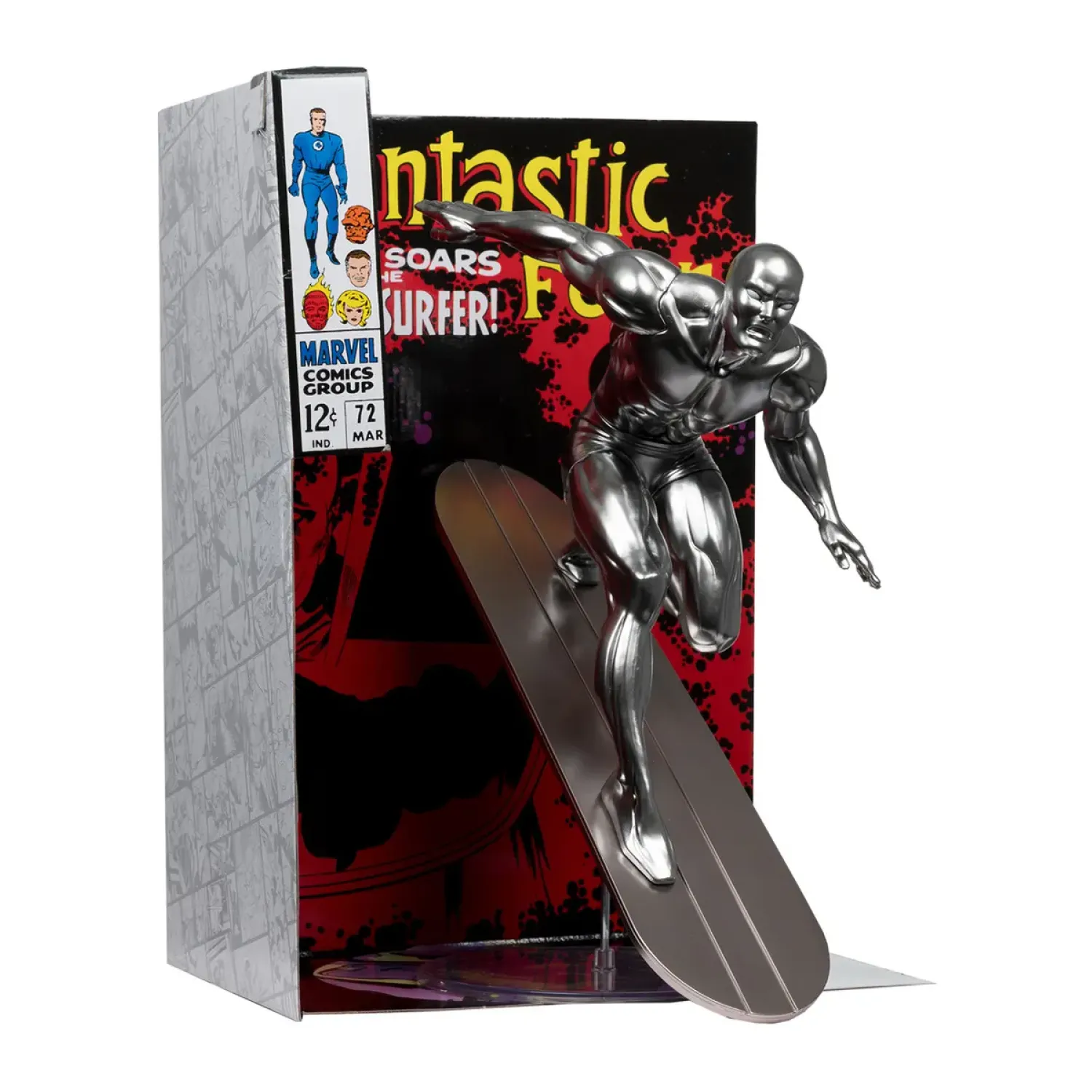Фигурка Marvel 1:6 Серебряный Серфер Silver Surfer Фантастическая Четверка 48312