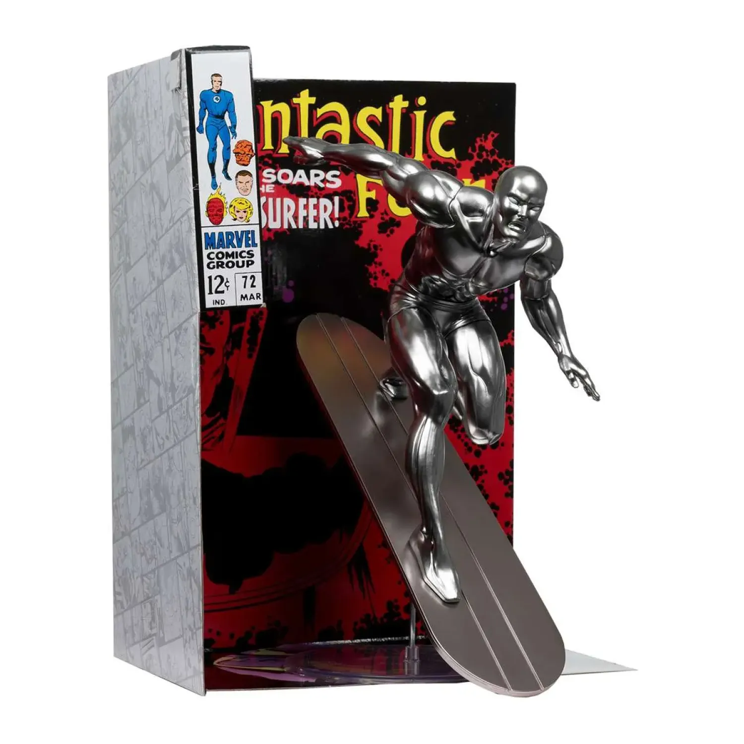 Фигурка Marvel 1:6 Серебряный Серфер Silver Surfer Фантастическая Четверка 48312