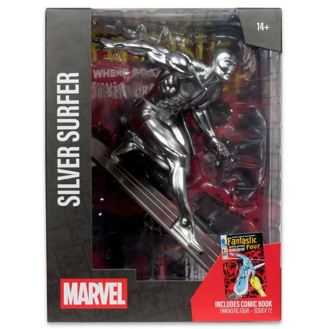 Фигурка Marvel 1:6 Серебряный Серфер Silver Surfer Фантастическая Четверка 48312