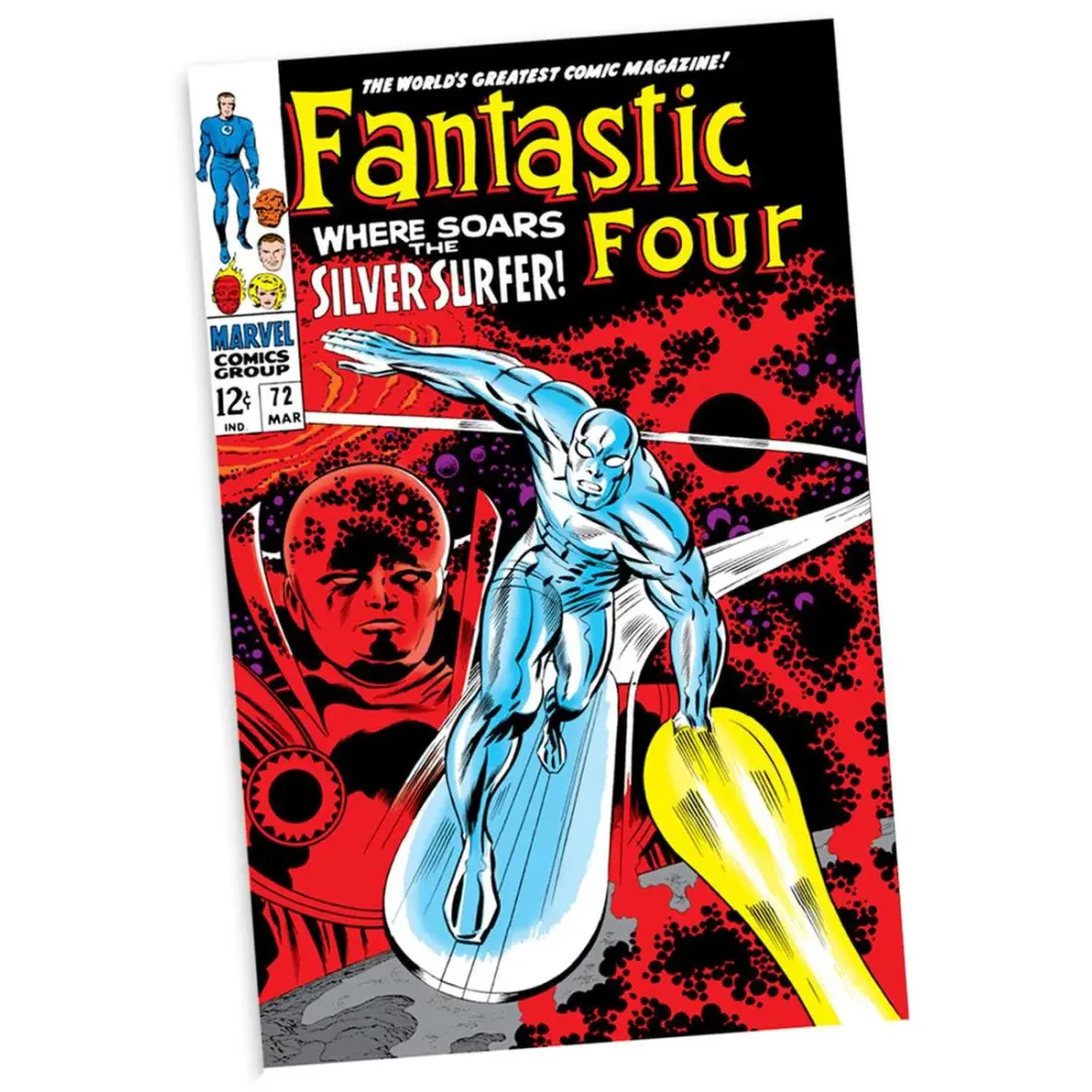 Фигурка Marvel 1:6 Серебряный Серфер Silver Surfer Фантастическая Четверка 48312