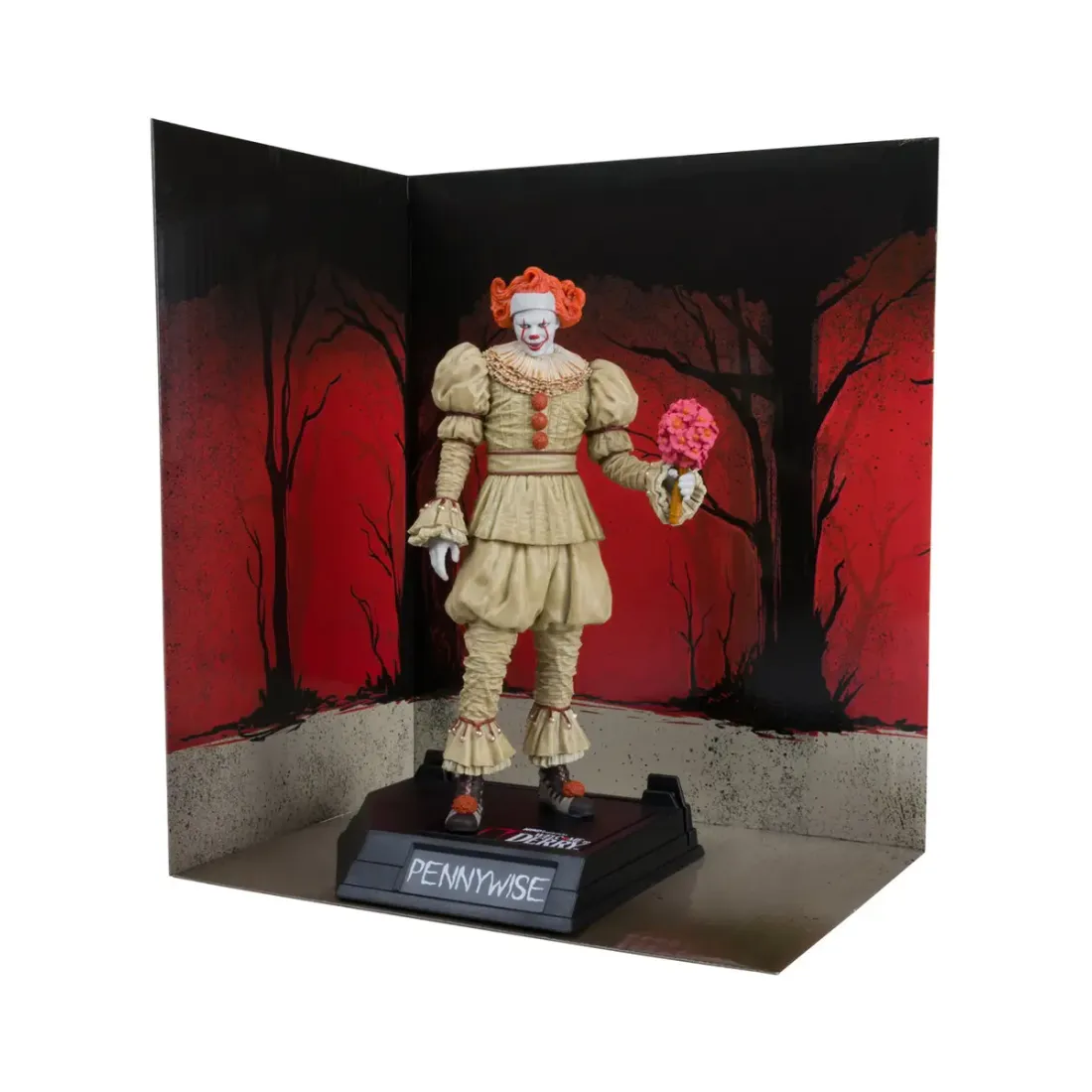 Фигурка Movie Maniacs Пеннивайз Pennywise Добро пожаловать в Дерри (Флэшбэк) 15см 41375