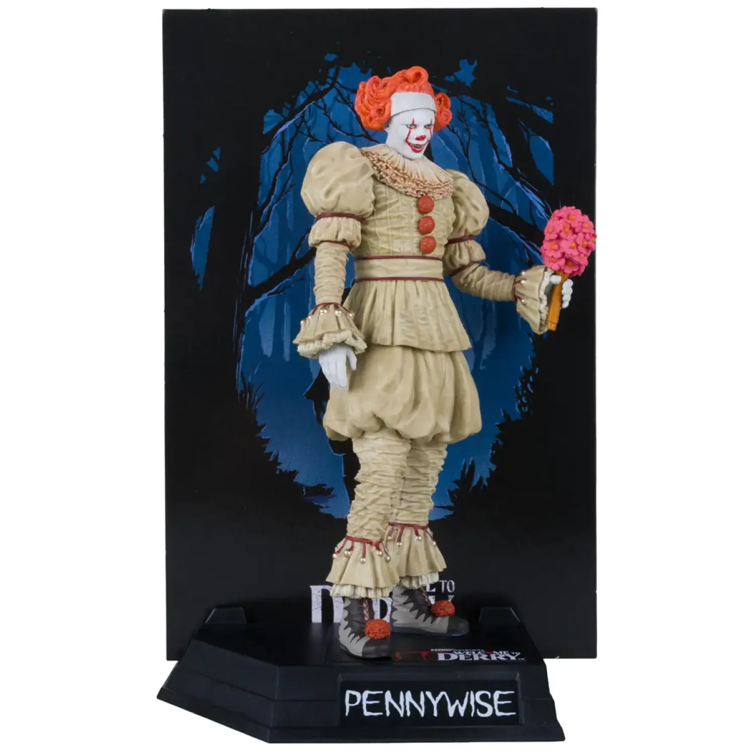 Фигурка Movie Maniacs Пеннивайз Pennywise Добро пожаловать в Дерри (Флэшбэк) 15см 41375