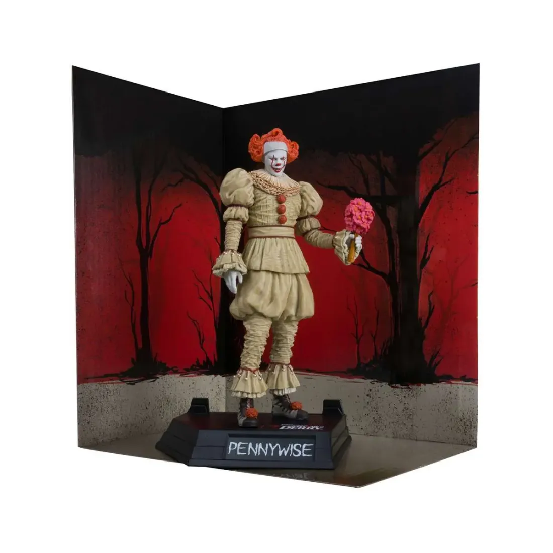 Фигурка Movie Maniacs Пеннивайз Pennywise Добро пожаловать в Дерри (Флэшбэк) 15см 41375