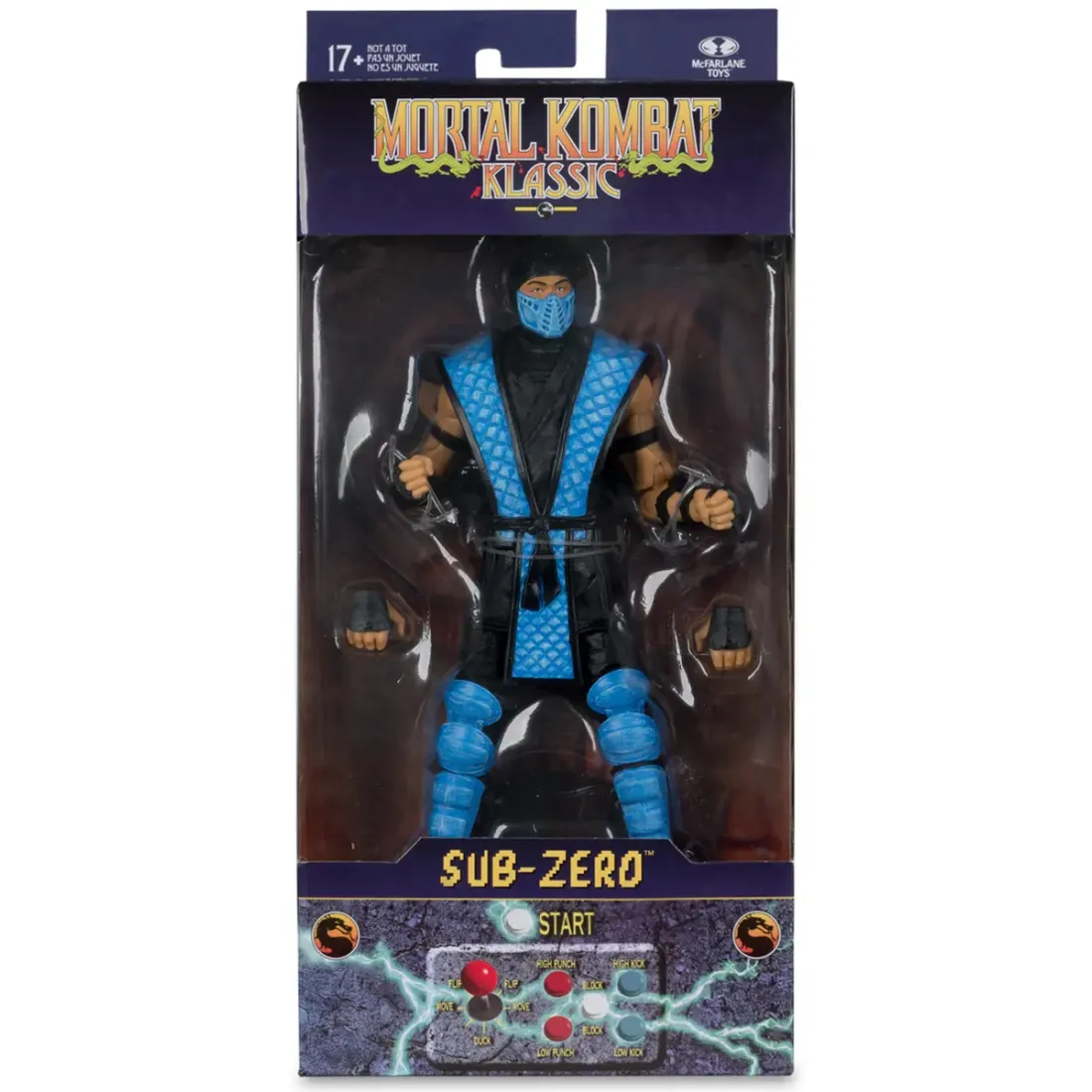 Фигурка Mortal Kombat Мортал Комбат Саб Зеро Sub Zero Klassics 18см 18032