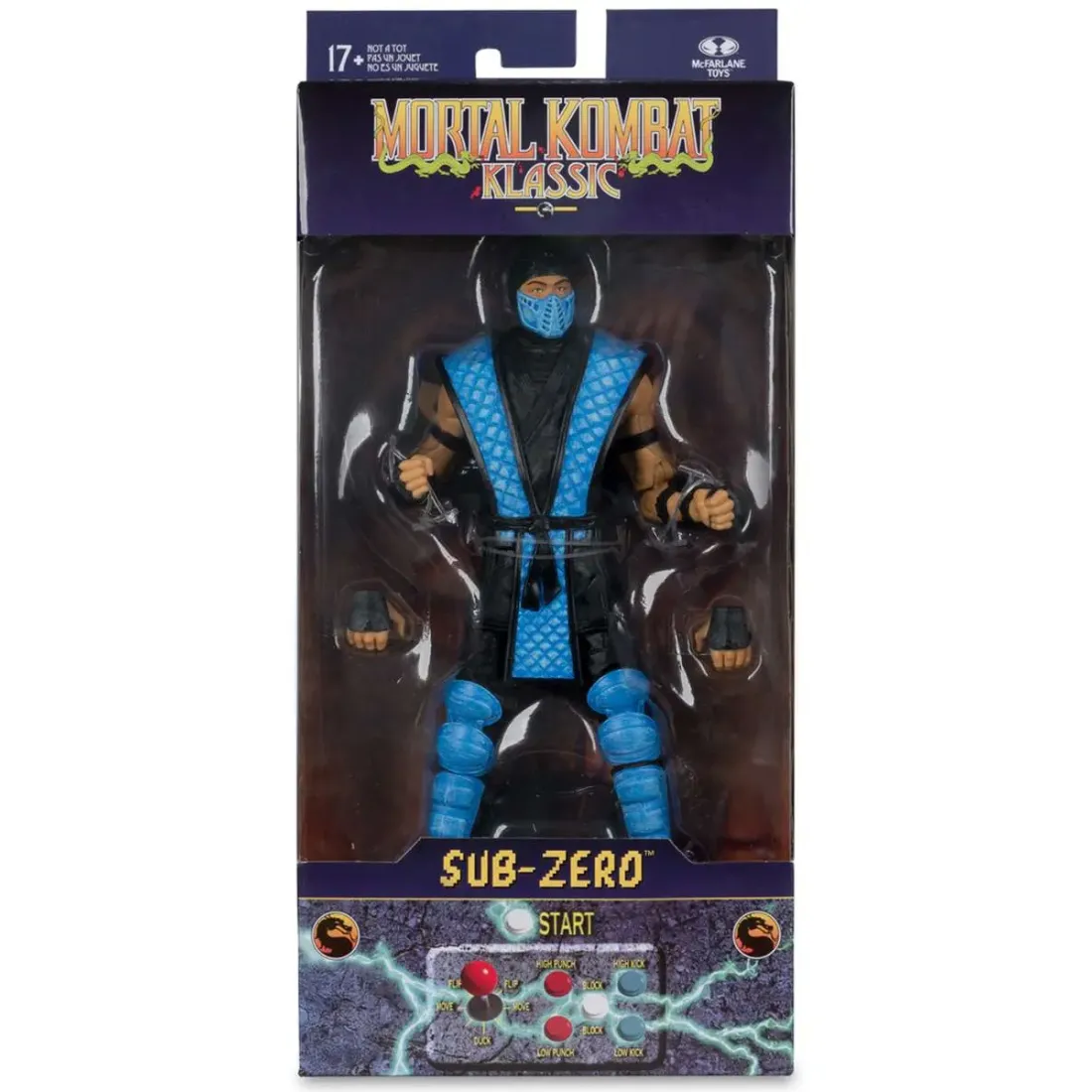 Фигурка Mortal Kombat Мортал Комбат Саб Зеро Sub Zero Klassics 18см 18032