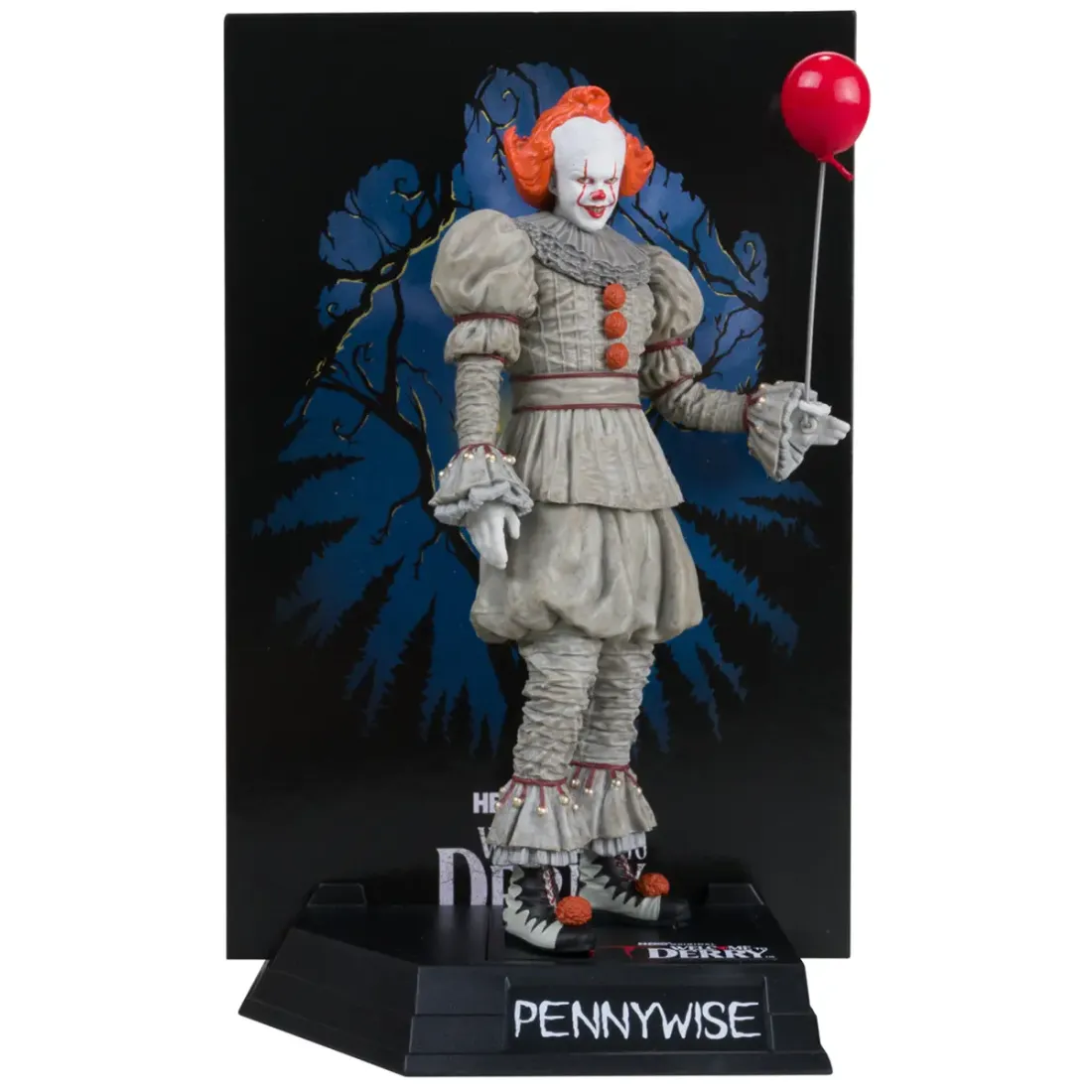 Фигурка Movie Maniacs Пеннивайз Pennywise Добро пожаловать в Дерри 15см 41368