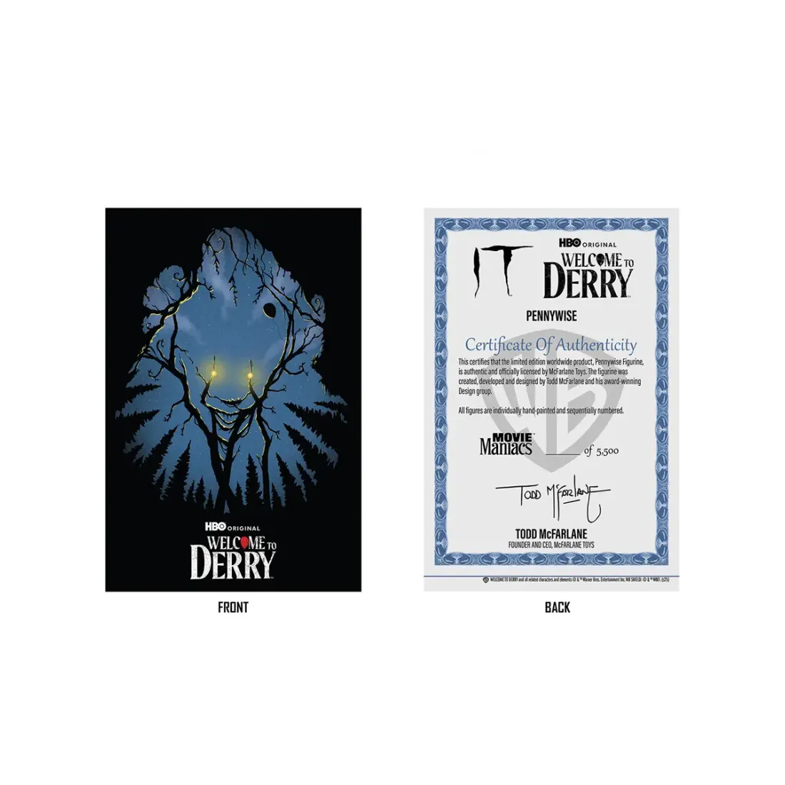 Фигурка Movie Maniacs Пеннивайз Pennywise Добро пожаловать в Дерри 15см 41368