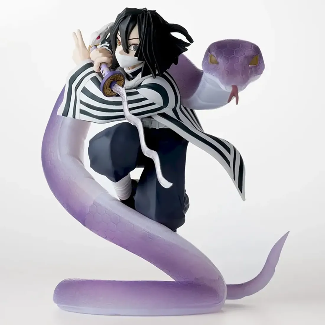 Фигурка аниме SEGA Клинок рассекающий демонов Обанай Игуро Obanai Iguro Hashira 14см 28765