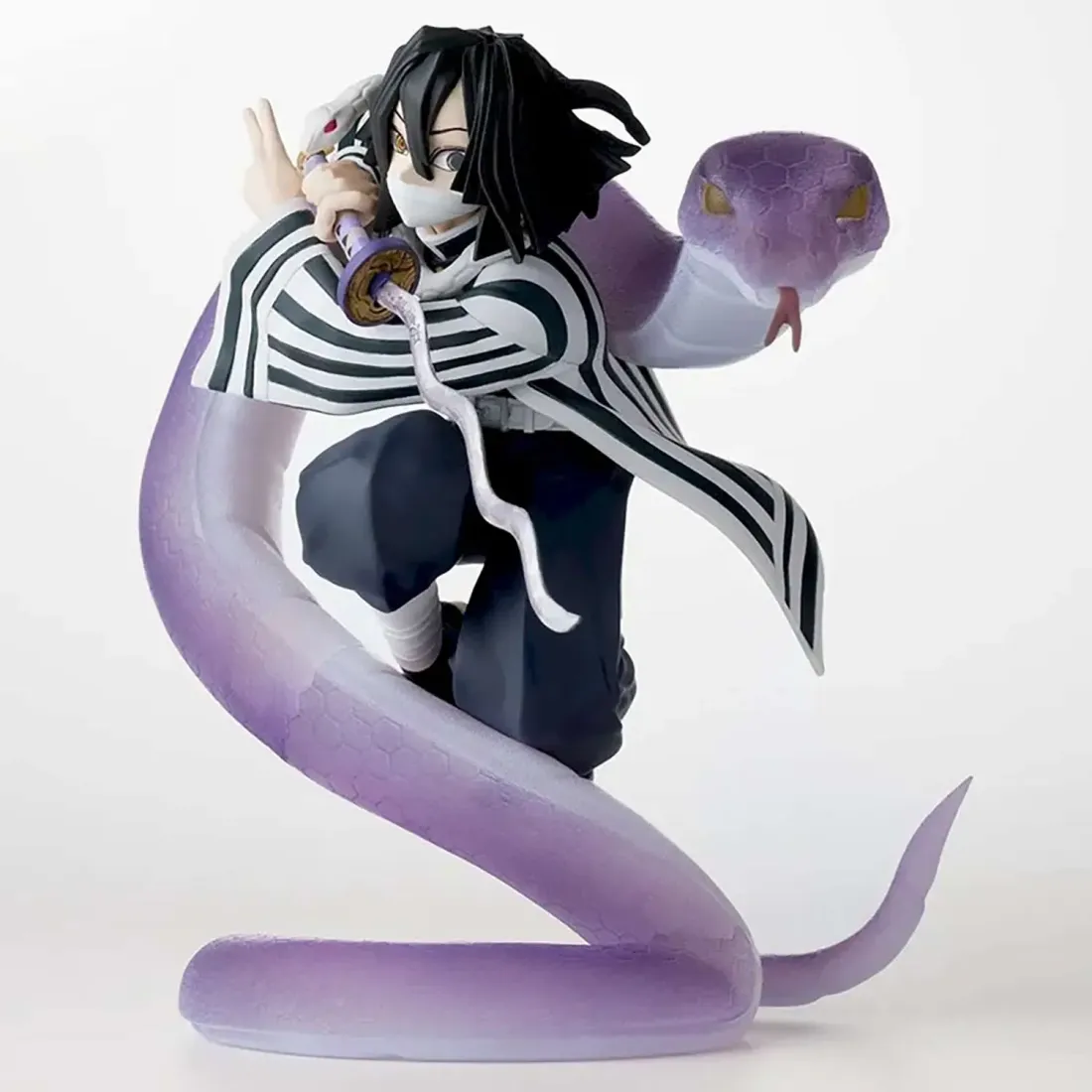 Фигурка аниме SEGA Клинок рассекающий демонов Обанай Игуро Obanai Iguro Hashira 14см 28765