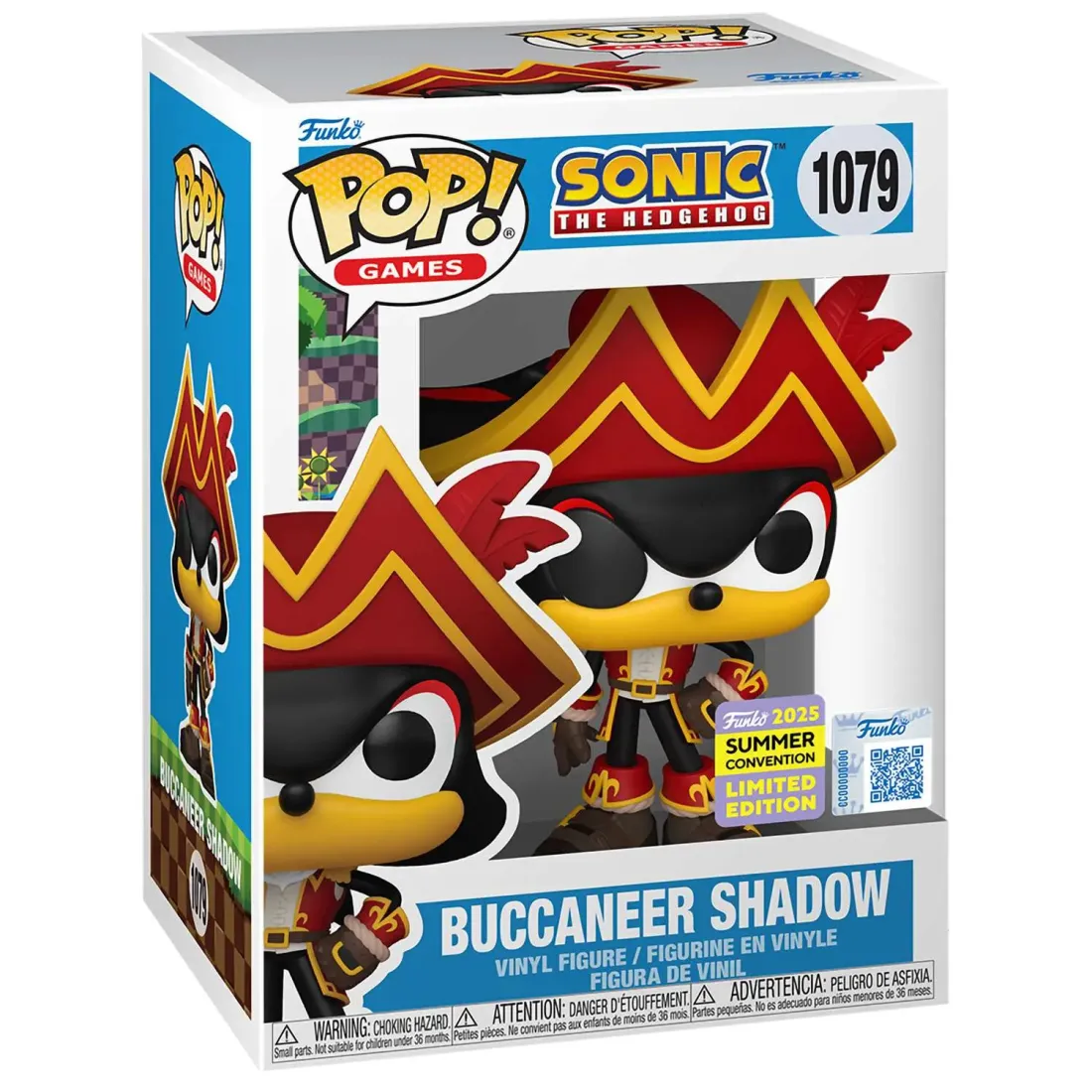 Фигурка Funko POP! Games Sonic The Hedgehog Buccaneer Shadow SDCC25 (Exc) (1079) 87945