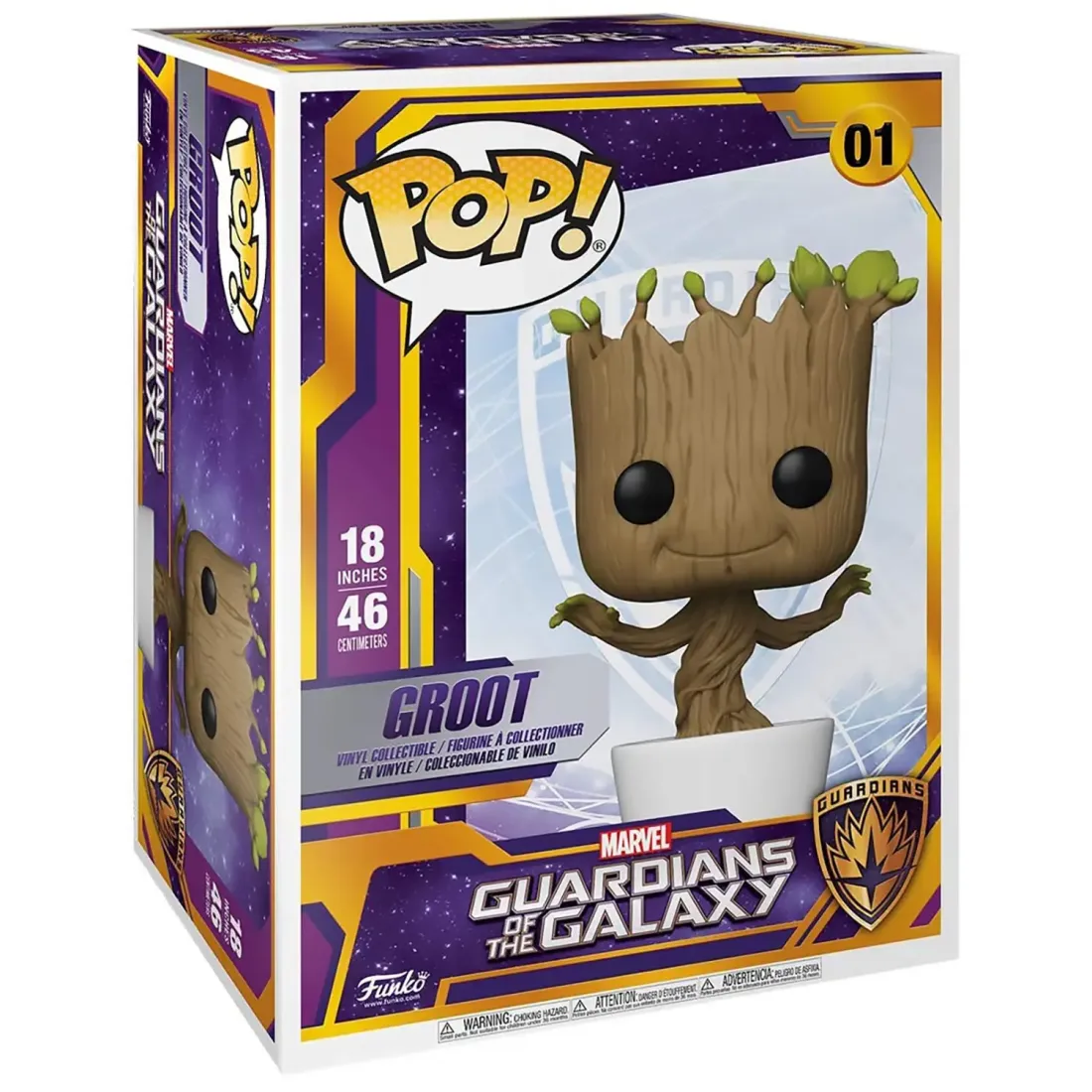 Фигурка Funko POP! Marvel Guardians Of The Galaxy Dancing Groot 18" (01) 50094