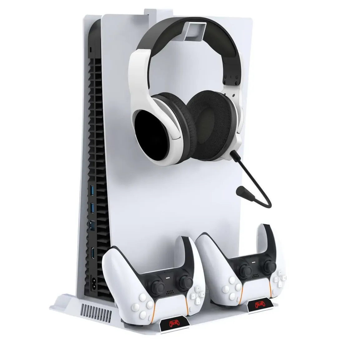Вертикальный стенд Artplays Cooling Station PS5 DE/UHD: зарядка DualSense, крепление для наушников