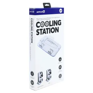 Вертикальный стенд Artplays Cooling Fan PS5 Slim DE/UHD: зарядка DualSense, крепление для наушников