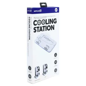 Вертикальный стенд Artplays Cooling Fan PS5 Slim DE/UHD: зарядка DualSense, крепление для наушников