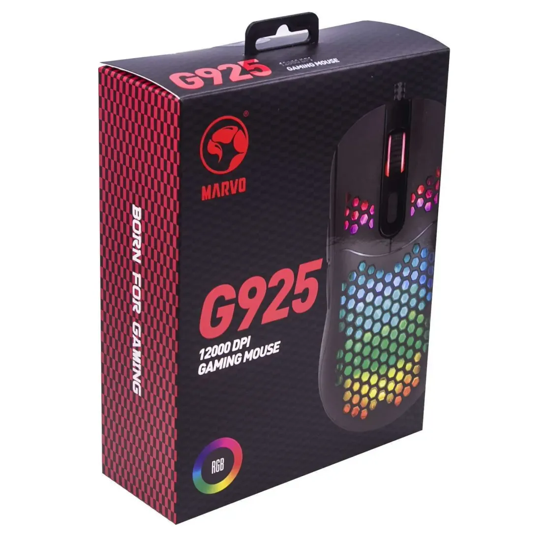 PC Мышь проводная Marvo G925 Gaming Mouse с подсветкой RGB
