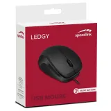 PC Мышь проводная Speedlink Ledgy Mouse USB, Silent, black-black (SL-610015-BKBK)