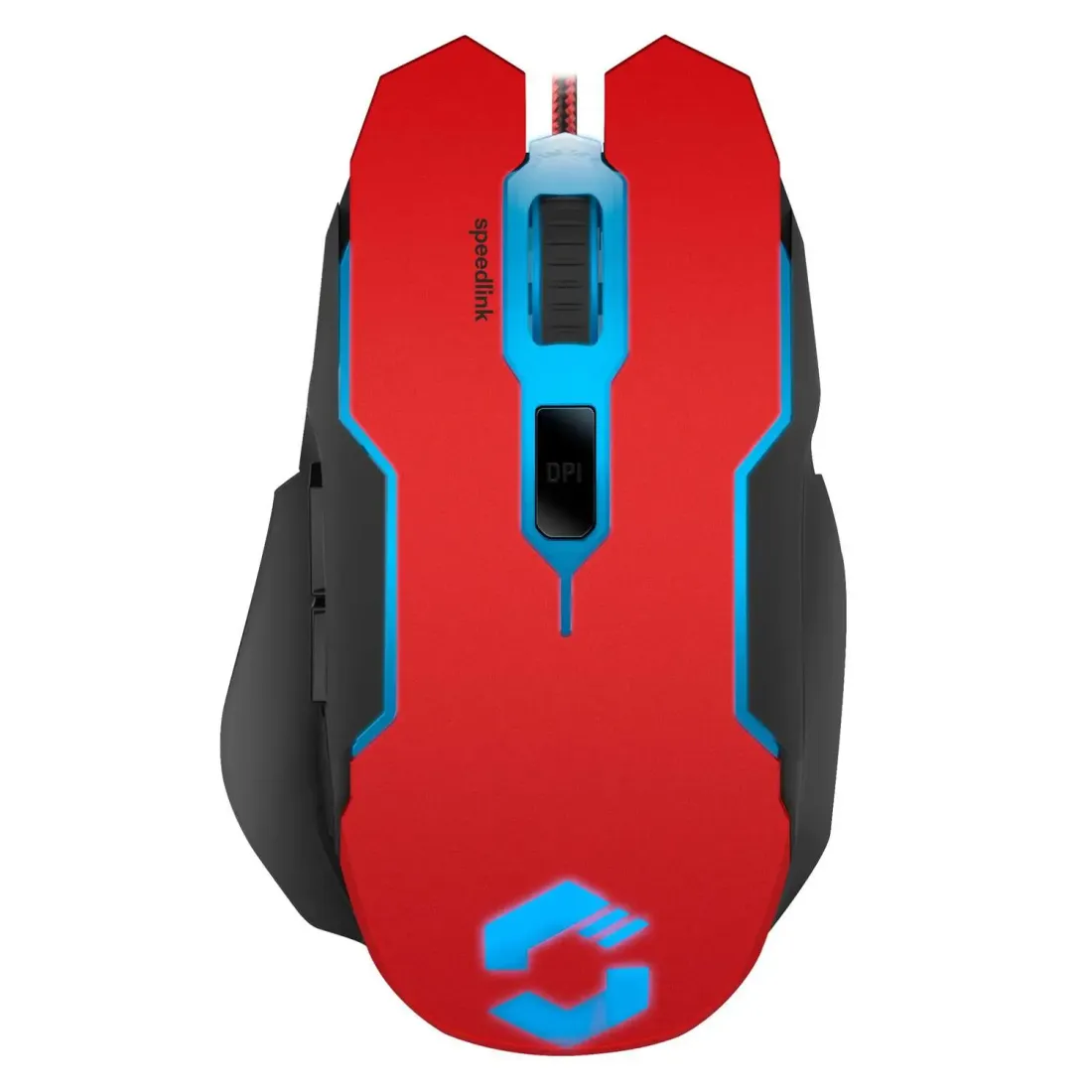 PC Мышь проводная Speedlink Contus Gaming Mouse black-red (SL-680002-BKRD)