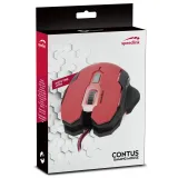 PC Мышь проводная Speedlink Contus Gaming Mouse black-red (SL-680002-BKRD)