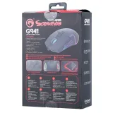 PC Мышь проводная Marvo G941 Gaming Mouse с подсветкой RGB