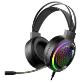 PC Игровой набор Marvo MH01BK: мышь проводная  и гарнитура с подсветкой RGB, ПК