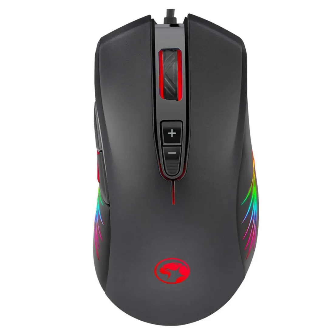 PC Мышь проводная Marvo M519 gaming mouse с подсветкой