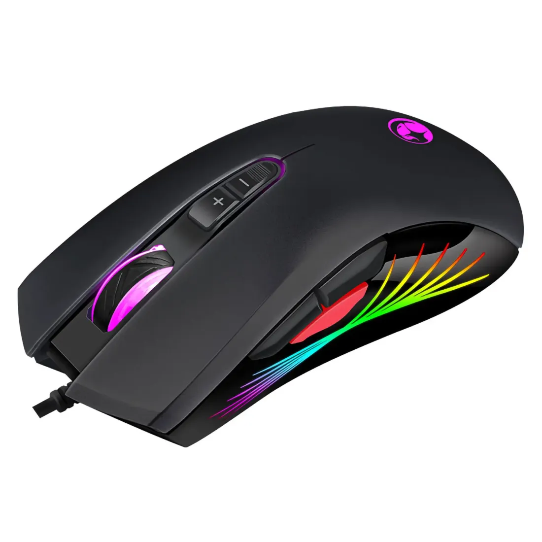 PC Мышь проводная Marvo M519 gaming mouse с подсветкой