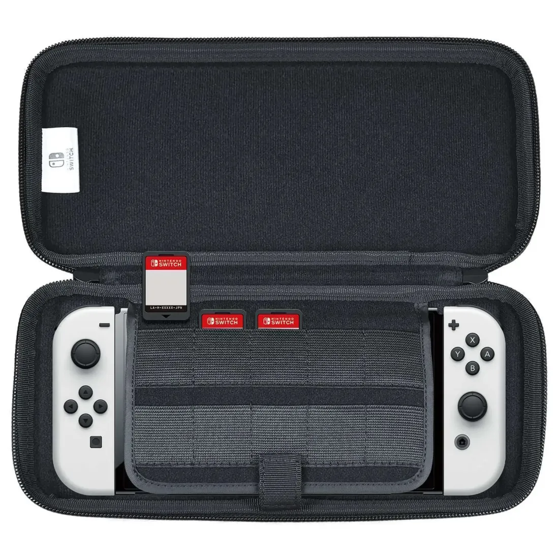 Nintendo Switch Защитный чехол Hori Slim Tough Pouch (Black) для консоли Switch OLED (NSW-810U)