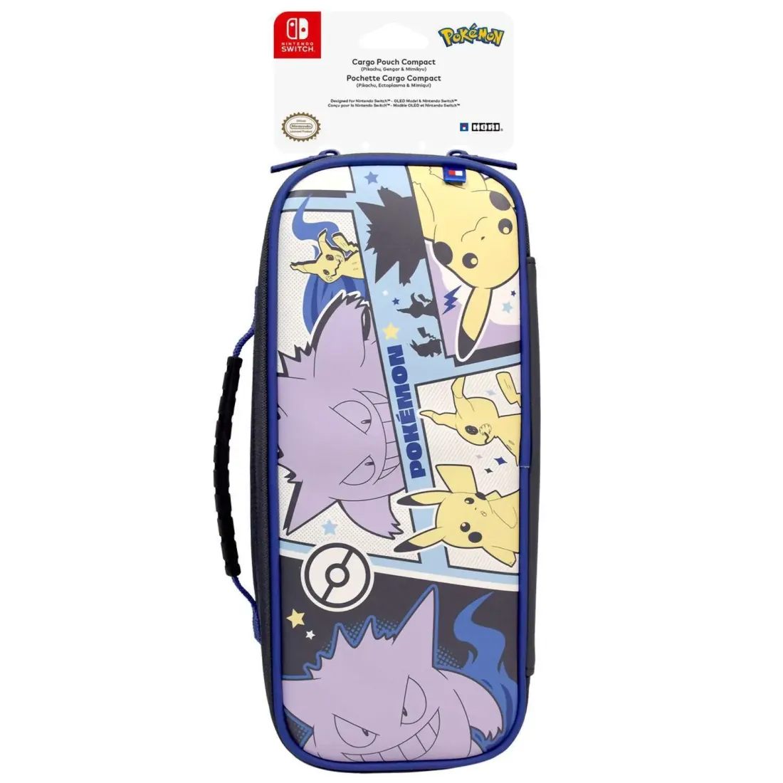 Nintendo Switch Чехол Hori Cargo Pouch Compact (Pikachu, Gengar & Mimikyu) для Switch (NSW-412U)