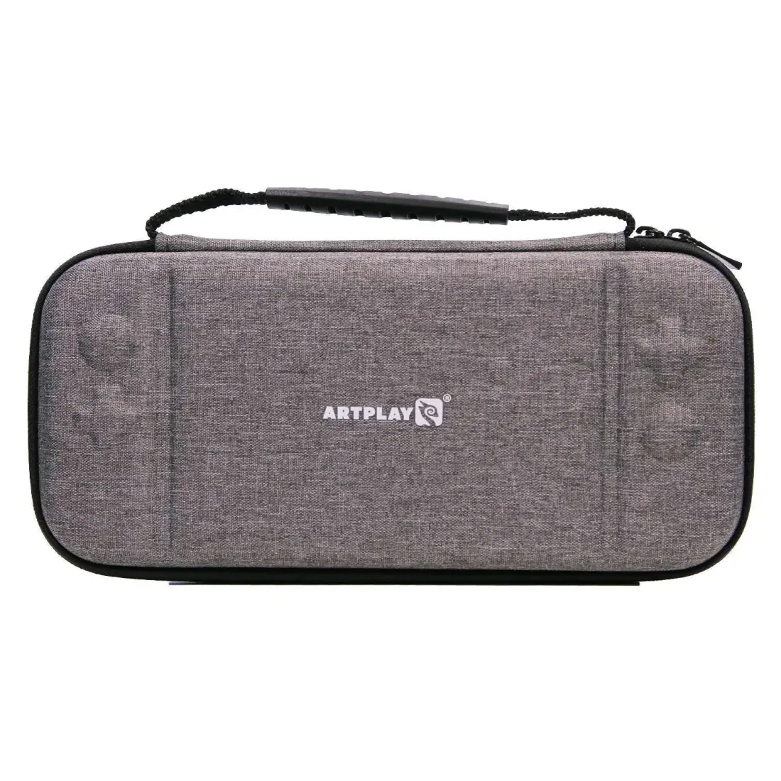 Чехол, защитное стекло и пленка Artplays для Nintendo Switch OLED серый (NSO-1023)