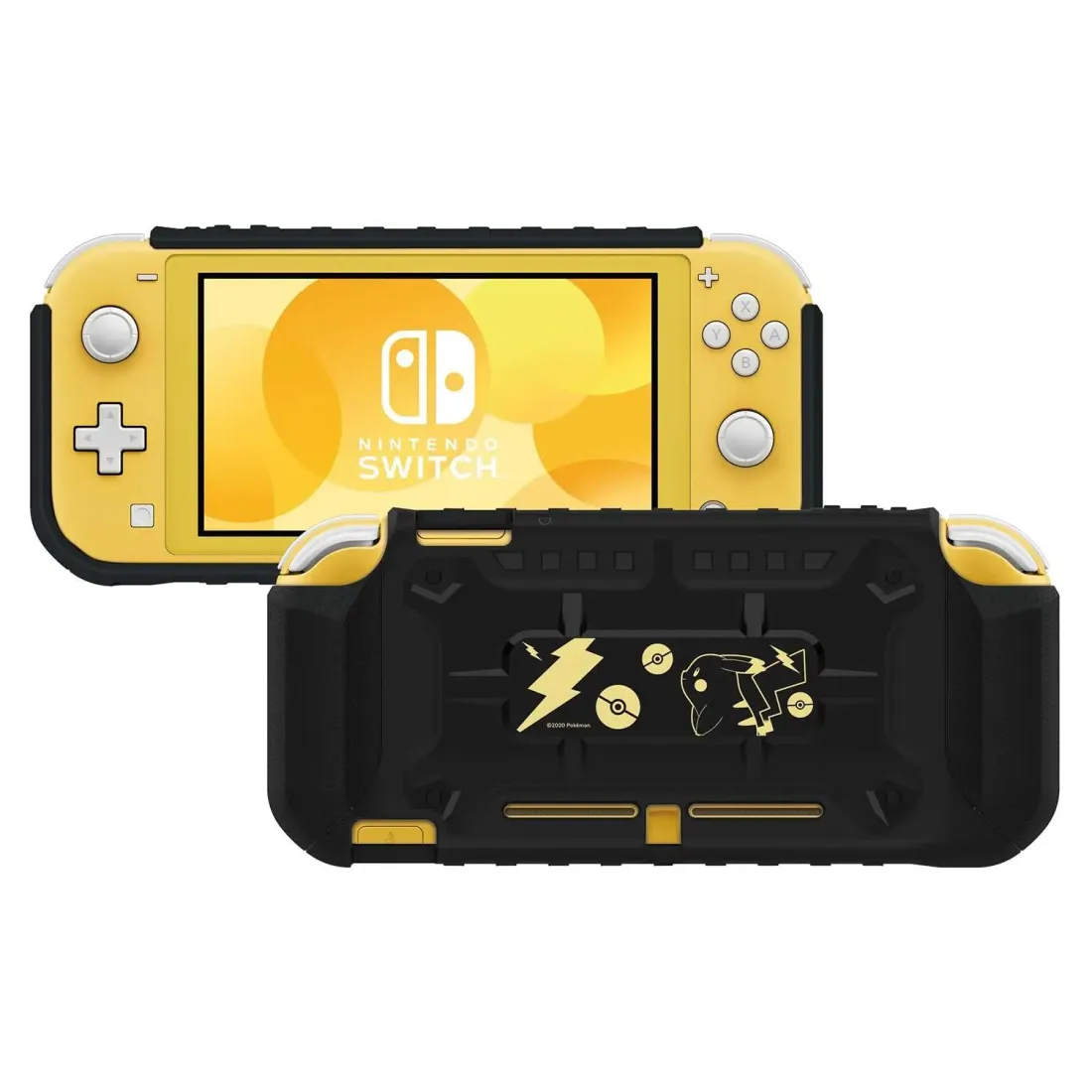 Nintendo Switch Чехол Hori Hybrid system armour (Pikachu Black & Gold) для Switch Lite (NS2-077U)