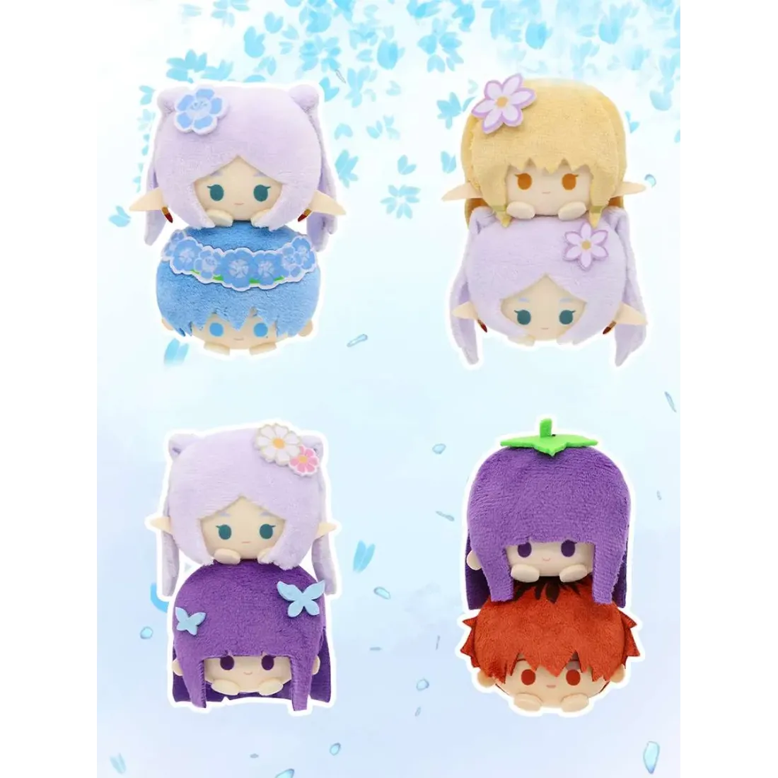 Фигурка плюшевая Фрирен Stack on Heads Fern & Stark 10см