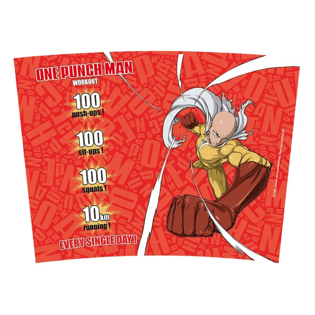 Термокружка One Punch Man Travel mug "Saitama" Ванпанчмен Сайтама 355 ml ABYTUM035