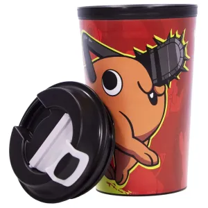 Термостакан с клапаном Человек-бензопила Почита 350мл.