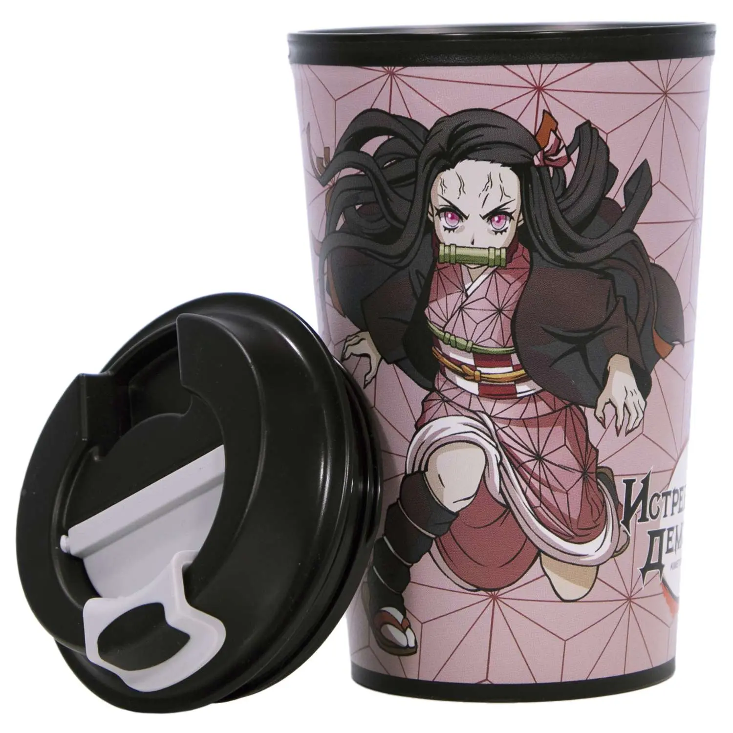 Термостакан с клапаном Истребитель демонов Незуко Камадо 350мл.