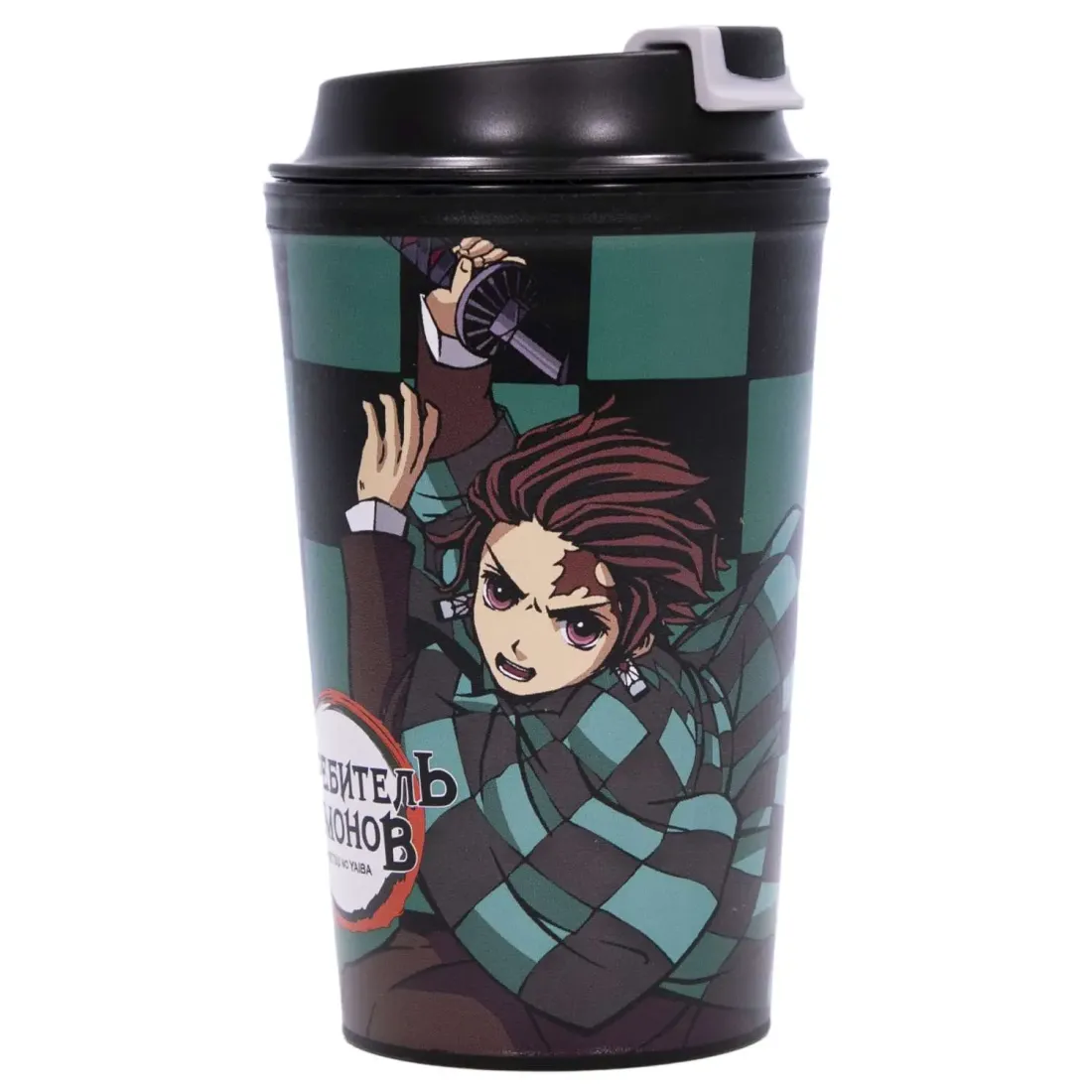 Термостакан с клапаном Истребитель демонов Танджиро Камадо 350мл.