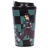 Термостакан с клапаном Истребитель демонов Танджиро Камадо 350мл.