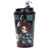 Термостакан с клапаном Истребитель демонов Танджиро Камадо 350мл.