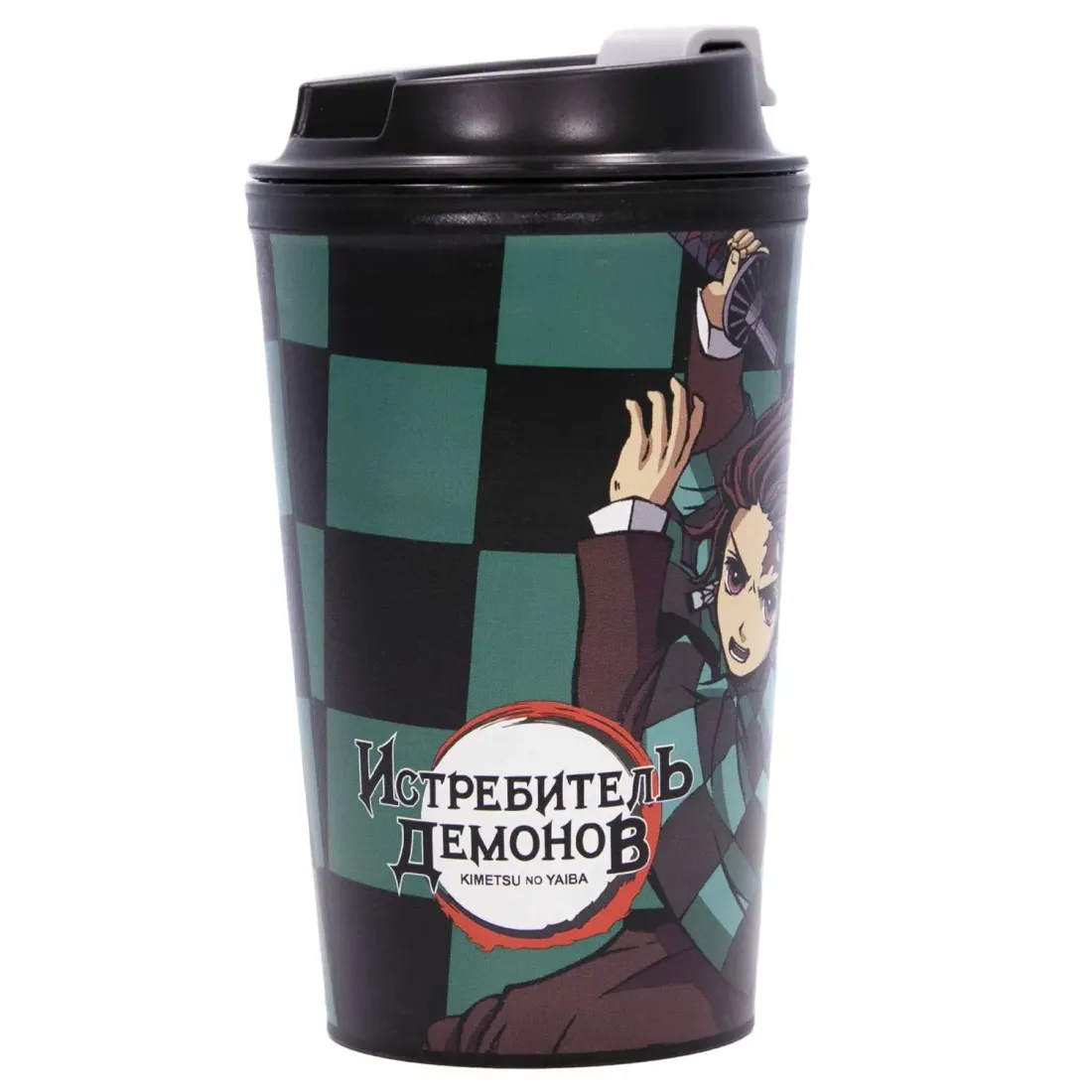 Термостакан с клапаном Истребитель демонов Танджиро Камадо 350мл.