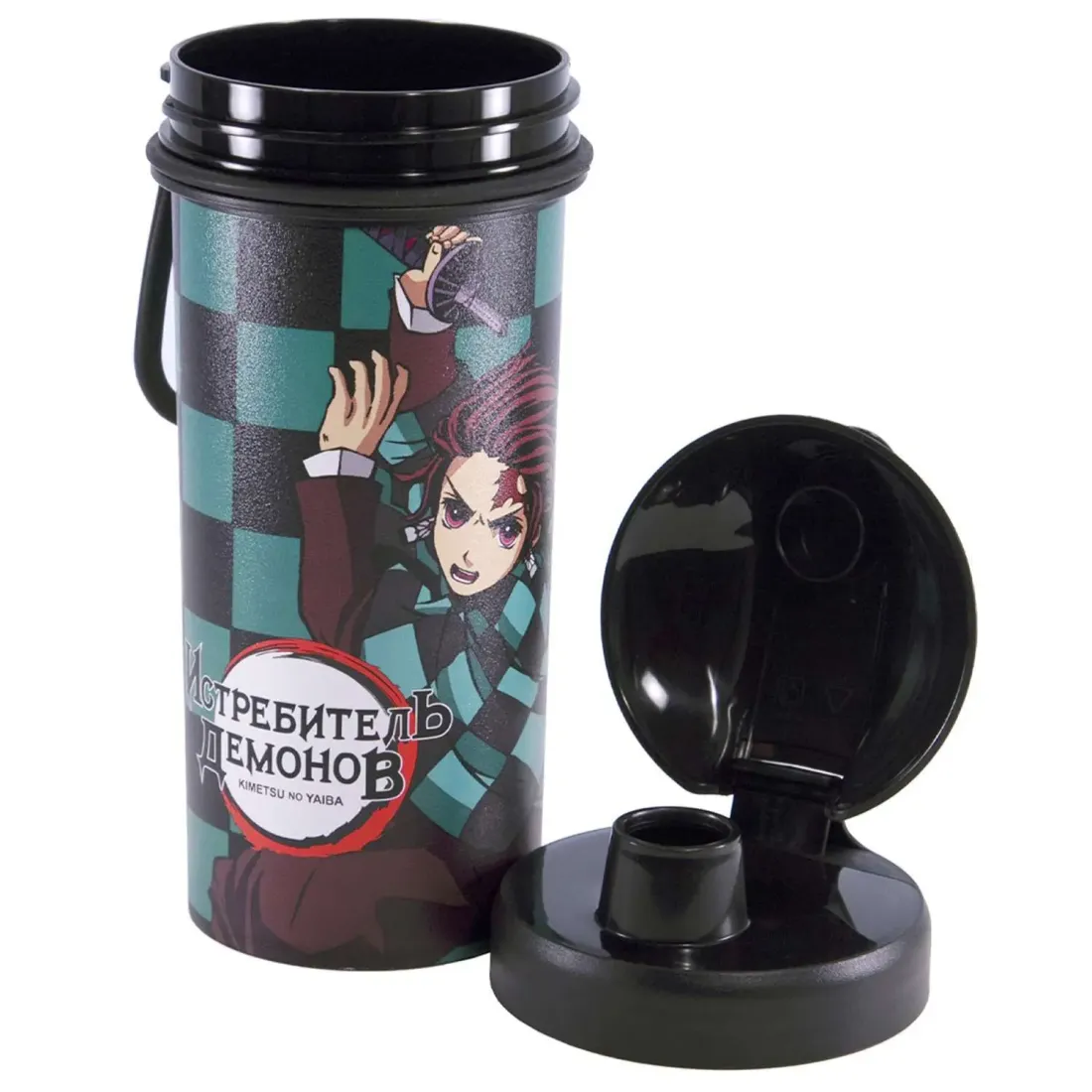 Бутылка Истребитель демонов для холодных напитков с петлей 400мл.