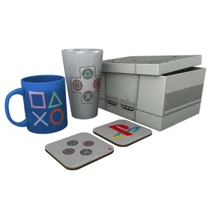 Набор подарочный  PlayStation Classic 2019 Бокал + Кружка + Подставки 2шт GFB0075