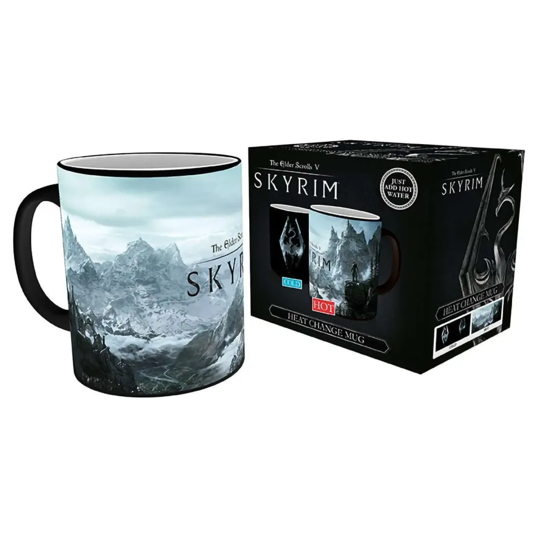 Кружка Хамелеон Skyrim Dragon Symbol 320 мл