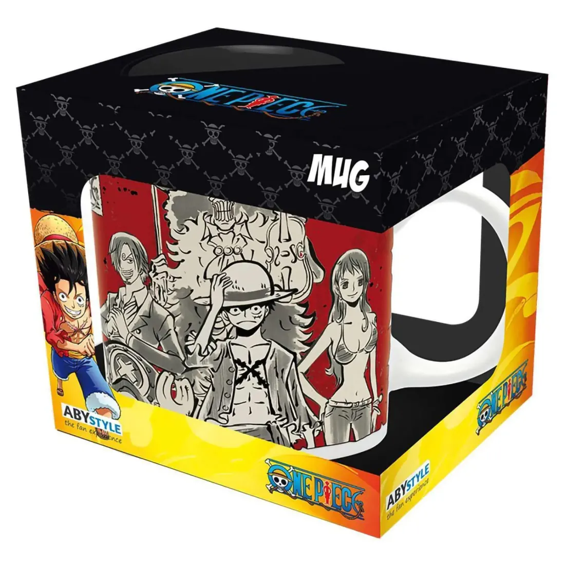 Кружка керамическая ONE PIECE Mug 320 мл Luffy\'s crew japanese style subli ABYMUG775